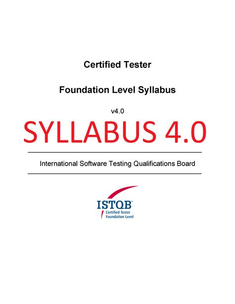 ISTQB Foundation Level Syllabus 4.0 (2023): Agile Testing, Risk .